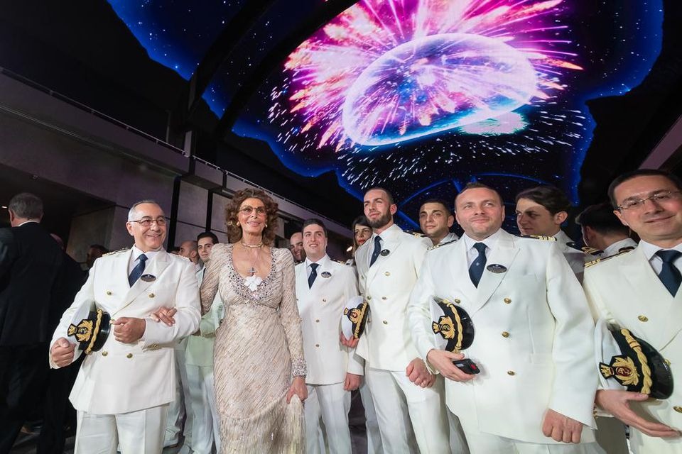 Sophia Loren, Godmother of MSC Bellissima